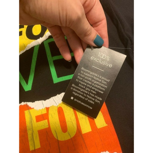 Kid Dangerous Black Graphic Short Sleeve Cotton T-Shirt Size Large NWT - Picture 5 of 6